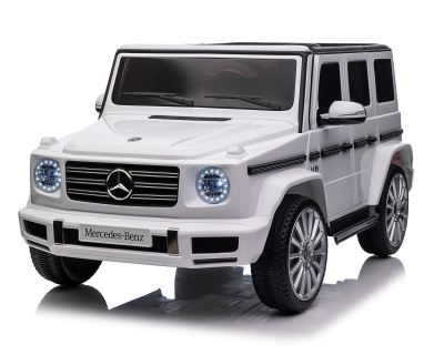 Акумулаторен джип Kikkaboo - Licensed Mercedes Benz G500, White