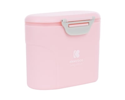Кутия за сухо мляко Kikkaboo - С лъжичка, 160 g, Pink
