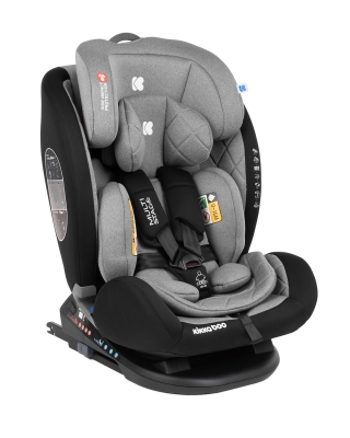 Столче за кола Kikkaboo - Multistage, IsoFix, 0-36 кг, Dark Grey