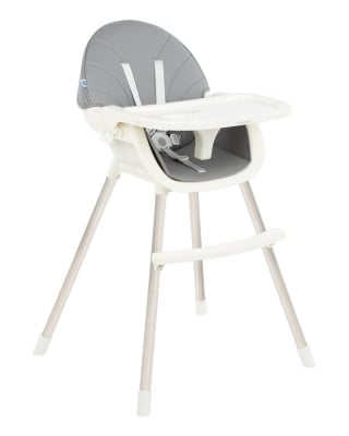 Стол за хранене 2в1 KikkaBoo - Nutri Steel, Grey