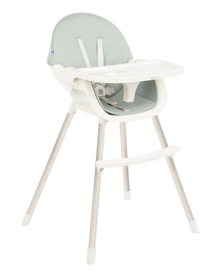 Стол за хранене 2в1 KikkaBoo - Nutri Steel, Mint