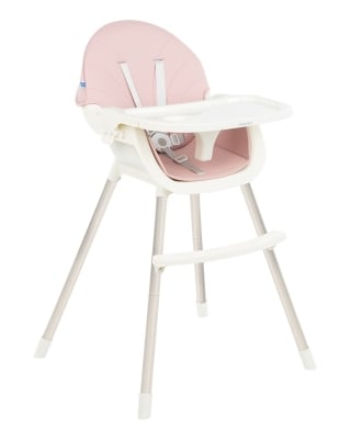 Стол за хранене 2в1 KikkaBoo - Nutri Steel, Pink