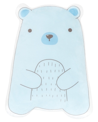 Плюшена възглавница-играчка Kikkaboo - Bear with me, Blue