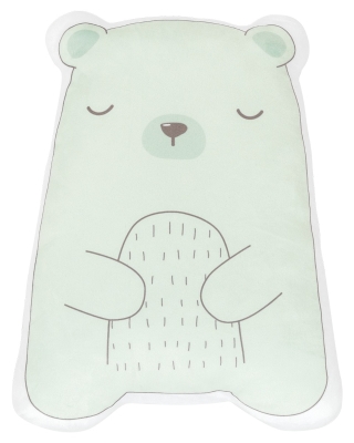 Плюшена възглавница-играчка Kikkaboo - Bear with me, Mint