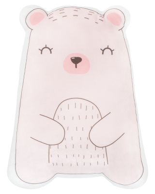 Плюшена възглавница-играчка Kikkaboo - Bear with me, Pink
