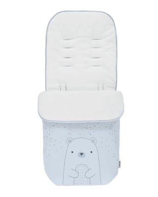 Чувалче за бебешка количка KikkaBoo Polar - Bear, синьо