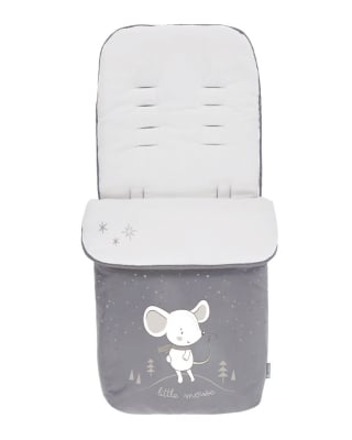 Чувалче за бебешка количка KikkaBoo Polar - Friends Mice, сиво