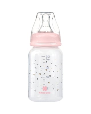 Бебешко шише Kikkaboo - Savanna, PP, 120 ml, Pink