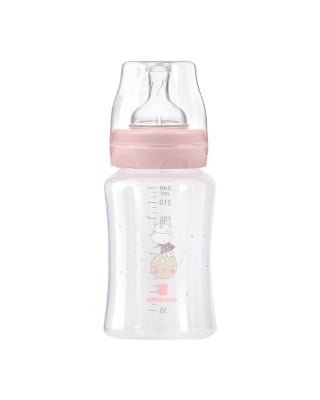 Бебешко шише Kikkaboo - Hippo Dreams, РР, 240 ml, Pink