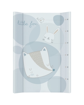 Подложка за повиване с твърда основа Kikkaboo - Little Fox, 80 х 50 сm