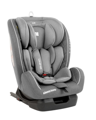 Столче за кола KikkaBoo - Rhino, 0-36 kg, с IsoFix, Grey