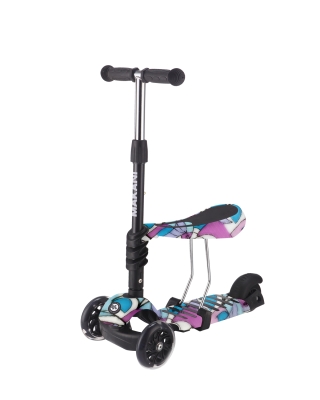 Тротинетка 3в1 Makani - Ride and Skate, Picasso