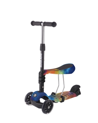 Тротинетка 3в1 Makani - Ride and Skate, Rainbow