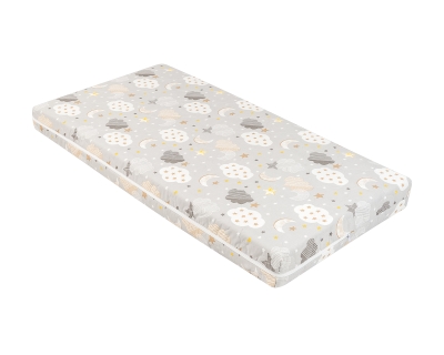 Бебешки матрак Kikkaboo - Siesta, 60 х 120 х 10 cm, Clouds Grey