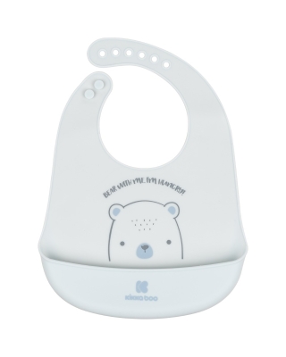 Силиконов лигавник Kikkaboo - Bear with me, Blue