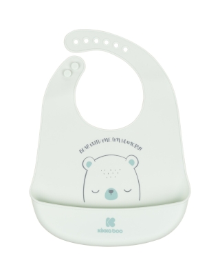 Силиконов лигавник Kikkaboo - Bear with me, Mint