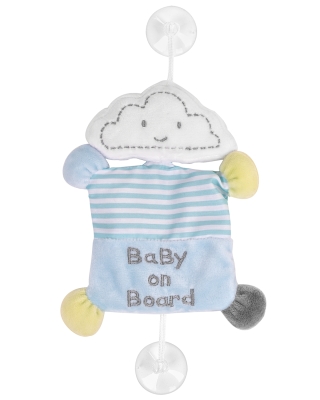 Мека играчка Бебе в колата Kikkaboo - Cloud