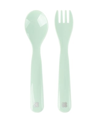 Комплект прибори за хранене Kikkaboo - Glossy, Mint