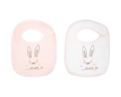 Комплект лигавници Kikkaboo - Rabbits in Love, 2 Броя
