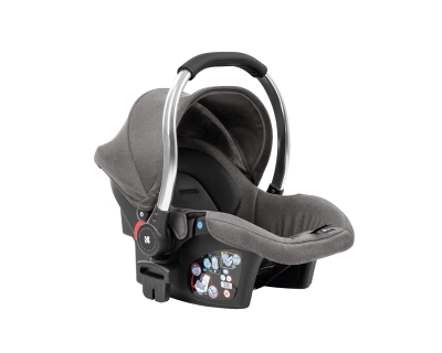 Кошница за кола KikkaBoo - Thea, 0-13 kg, Light Grey