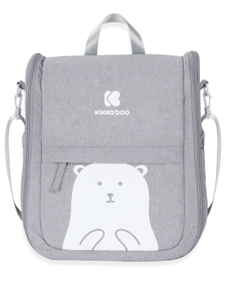 Преносимо легло-чанта Kikkaboo - 2 в 1, Bear Grey