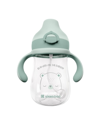 Тританова чаша с мек накрайник Kikkaboo - Bear with me, 300 ml, Mint