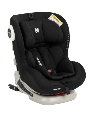 Столче за кола Kikkaboo - Twister, IsoFix, 0-25 кг, Black 