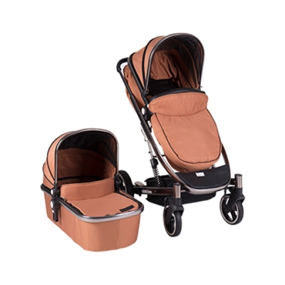 Комбинирана детска количка 2 в 1 Kikkaboo - Divaina, Brown