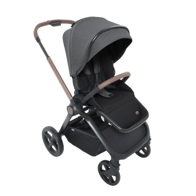 Бебешка количка 2 в 1 Chicco - Mysa, Duo система, Black Satin
