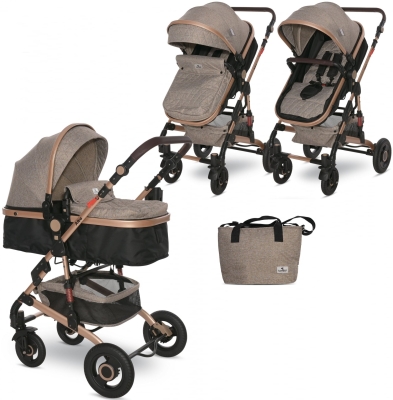 Детска количка Lorelli - Alba Premium, Pearl Beige