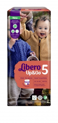 Бебешки пелени гащи Libero - Up&Go 5, 38 броя