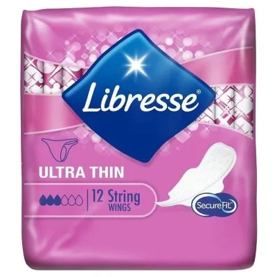 Дамски превръзки Libresse - Ultra String, 12 броя