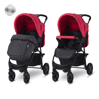 Детска количка с покривало Lorelli - Olivia Basic, Mars Red