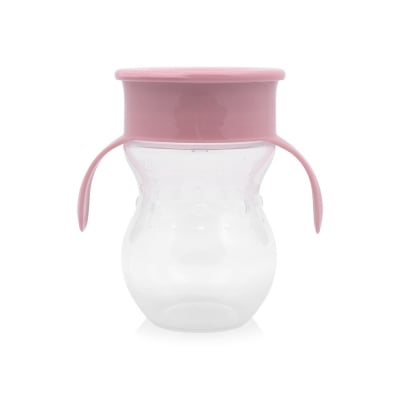 Неразливаща се чаша Lorelli Baby Care - 360º, 270 ml, Розова