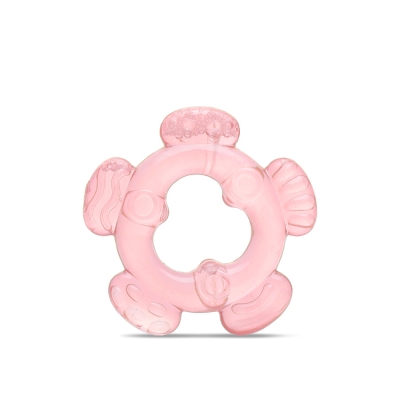 Силиконова гризалка Lorelli - Цвете, Shell Pink