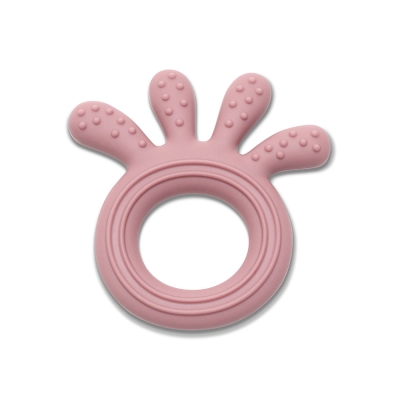 Силиконова гризалка Lorelli - Октопод, Deep Pink