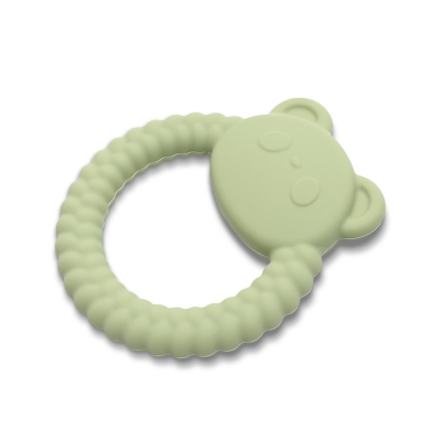 Силиконова гризалка Lorelli - Панда, Fresh Green