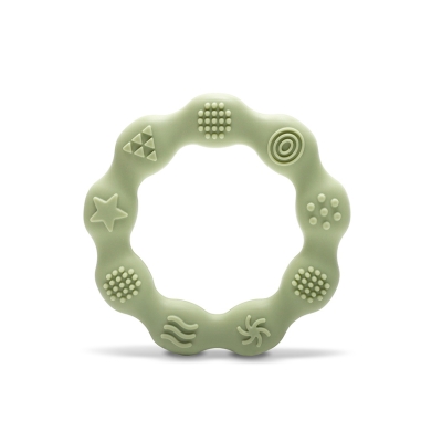 Силиконова гризалка Lorelli - Ринг, Fresh Green