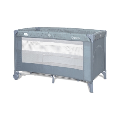 Детска кошара на 2 нива Lorelli - Carina, Blue Stars