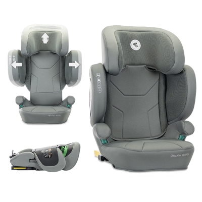 Сгъваемо столче за кола Lorelli Premium - Growgo, i-Size, IsoFix, 100-150 сm, Green
