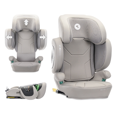 Сгъваемо столче за кола Lorelli Premium - Growgo, i-Size, IsoFix, 100-150 сm, Grey