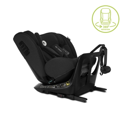 Столче за кола Lorelli - Monza, IsoFix, 360°, 40 - 150 сm, Black