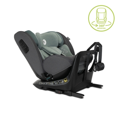 Столче за кола Lorelli - Monza, IsoFix, 360°, 40 - 150 сm, Green