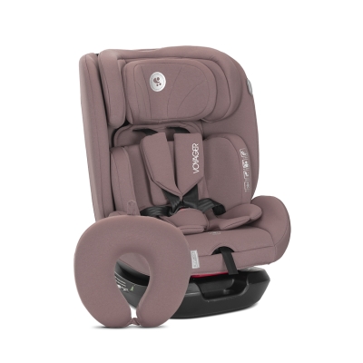 Столче за кола с възглавница Lorelli - Voyager, i-Size, 40 - 150 cm, Pink