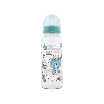 Бебешко шише Lorelli - Simple, Aqua Blue, 250 ml