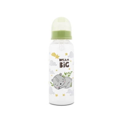 Бебешко шише Lorelli - Simple, Fresh Green, 250 ml