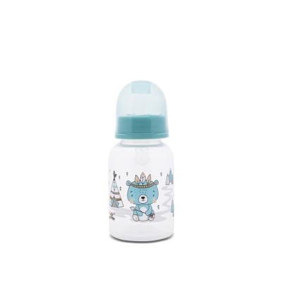 Бебешко шише Lorelli - Simple, 125 ml, Aqua Blue
