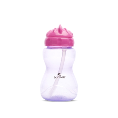 Мини спортна бутилка Lorelli - 275 ml, Pink & Purple