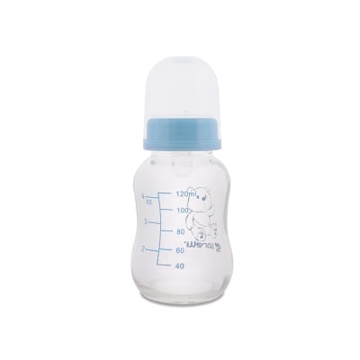 Стъклено шише Lorelli - 120 ml, Moonlight Blue