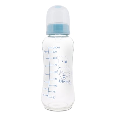 Стъклено шише Lorelli - 240 ml, Moonlight Blue